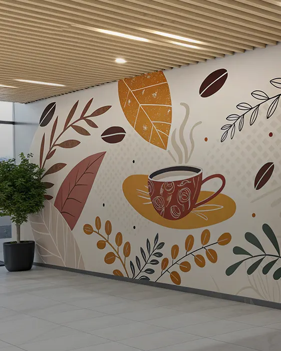 Wall murals - illustrations